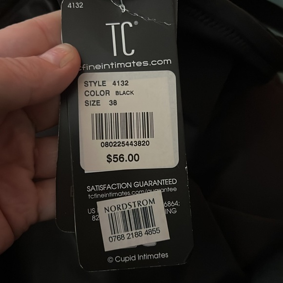 NWT TC Tummy Control Smooth Comfort Black Slip Dress Slimming 38 Small - Picture 10 of 10
